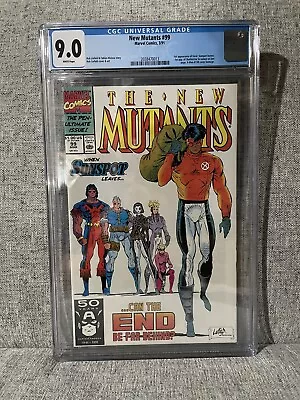Buy New Mutants #99 Cgc 9.0 White Pages // 1st Appearance Of Feral 1991 • 39.53£
