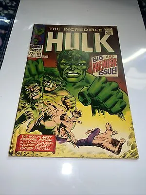 Buy Incredible Hulk #102 VG/F 6.0 1968 • 169.51£