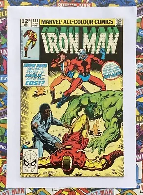 Buy Iron Man #133 - Apr 1980 - Ant-man & Hulk Appearance! - Vfn+ (8.5) Pence Copy! • 14.99£