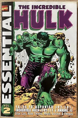 Buy Essential Hulk Vol 2 Marvel TPB Incredible Hulk #102-117 Annual #1 & TTA #92-101 • 12.99£