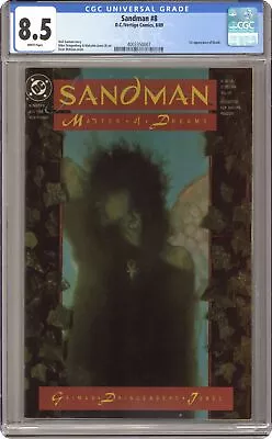 Buy Sandman #8A CGC 8.5 1989 4003350007 1st App. Death • 91.94£