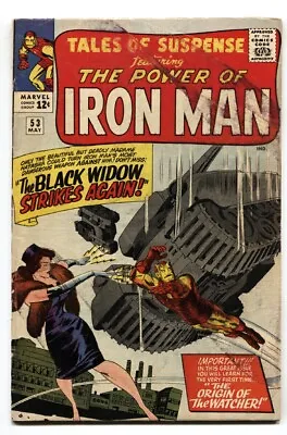 Buy Tales Of Suspense #53 2nd Black Widow-Iron Man FN Comic Book 1964- • 212.86£