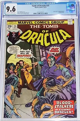 Buy Tomb Of Dracula #25 CGC 9.6 From Oct 1974 1st Appearance Of Hannibal King • 562.90£