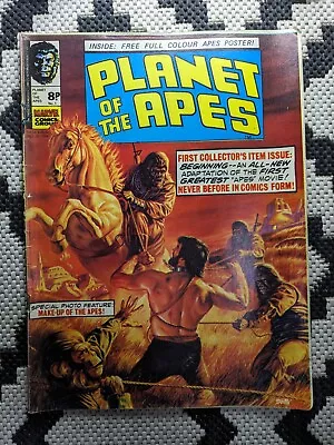 Buy Planet Of The Apes #1 1st Print Uk 1974 Marvel Pence • 19.99£