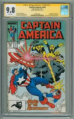 Buy Captain America 343 CGC 9.8 SS - Signed By: John Romita Sr. Rare High Grade Book • 339.67£