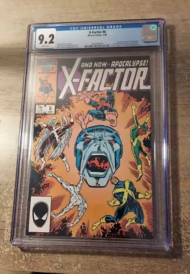 Buy Marvel Comics X-Factor  #6 CGC 9.2 1st Appearance Apocalypse • 60.88£