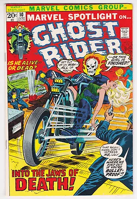 Buy Marvel Spotlight #10 Very Fine-Near Mint 9.0 Ghost Rider Johnny Blaze 1973 • 60.15£