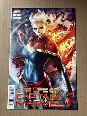 Buy Life Of Captain Marvel #1 Artgerm Variant First Print Marvel Comics (2019) • 4£