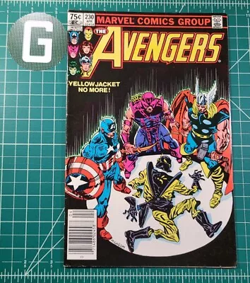 Buy Avengers #230 (1983) Newsstand Yellowjacket No More! Marvel Stern Milgrom FN/VF • 16£