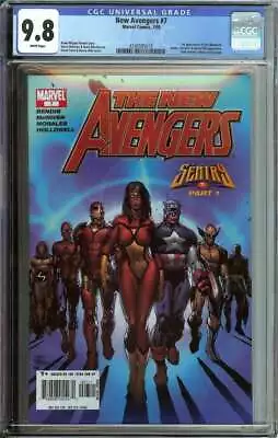 Buy New Avengers #7 Cgc 9.8 White Pages // 1st Appearance Of The Illuminati • 142.25£