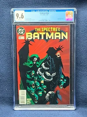 Buy Batman #540 Vol 1 Comic Book - CGC 9.6 - Spectre Appearance • 55.34£