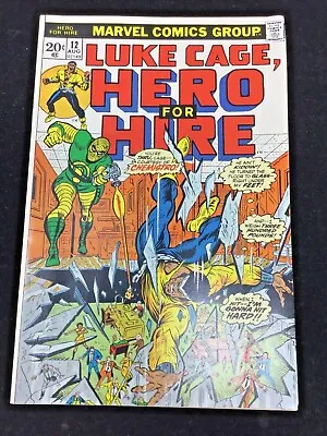 Buy 1973 - Marvel Comics - Luke Cage - Hero For Hire - 12 - Chemistro First App • 16.06£