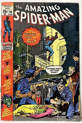 Buy Amazing Spider-Man #96 1971 Stan Lee KEY Drug Use Plot Published Without CCA App • 31.62£