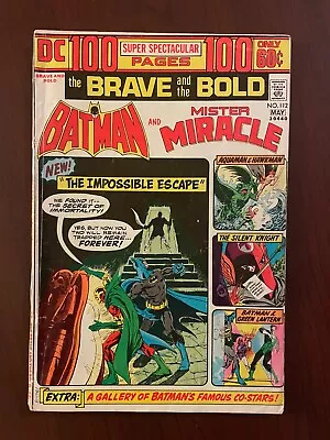 Buy Brave And The Bold #112 (DC 1974) Batman Mister Miracle Jim Aparo 5.0 VG/F • 9.99£