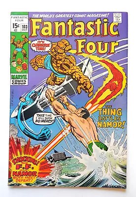 Buy Fantastic Four Number 103 Bronze Age 1970 Volume 1  Key Issue  Agatha Harkness • 18.26£