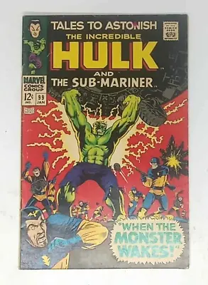 Buy Tales To Astonish Sub Mariner Hulk 99 Good Ships Bagged And Boarded • 10.35£
