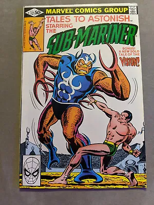Buy Tales To Astonish #12, Marvel Comics, Sub-Mariner, 1980, FREE UK POSTAGE • 5.99£
