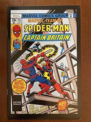 Buy Marvel Team-Up #65  1st App. Captain Britain In US Comics 2011 Reprint • 3.95£