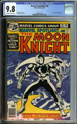 Buy Marvel Spotlight #28 Cgc 9.8 Ow/wh Pages // 1st Solo Moon Knight Story • 1,304.50£
