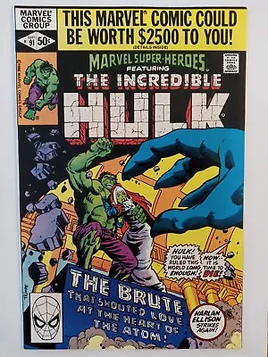 Buy Marvel Super-Heroes # 91 Reprints Incredible Hulk # 140 Key 1st Jarella Ellison  • 3.98£