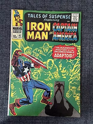 Buy Marvel Comics, Tales Of Suspense #82 , Iron Man, Captain America VF+ 8.5 • 45£