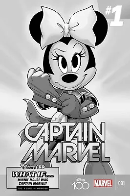 Buy Amazing Spider-Man #29 Disney 100 Captain Marvel 1:100 Black And White Variant • 118.58£