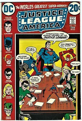 Buy JUSTICE LEAGUE OF AMERICA #105 - DC 1973 - The Elongated Man Joins The JLA : VF • 25£