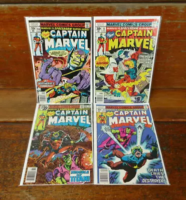Buy Captain Marvel (1977/1978 Marvel Comics) #51, 56, 58, 59 Comic Book Lot  • 16.03£
