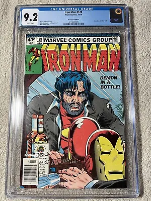 Buy Iron Man #128 Cgc 9.2 Demon In A Bottle Bob Layton • 185.28£