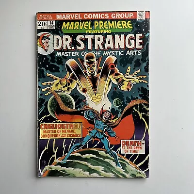 Buy Marvel Premiere #14 Doctor Strange Cagliostro Marvel Value Stamp Intact 1974 • 4.74£