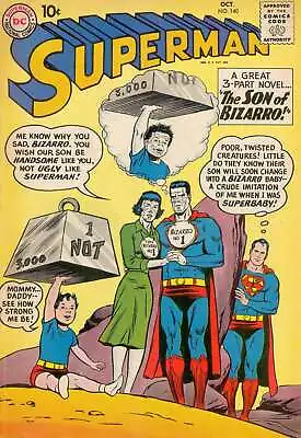 Buy Superman (1st Series) #140 FAIR; DC | Low Grade - October 1960 Bizarro - We Comb • 27.97£