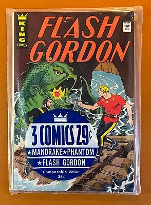 Buy King Comics Silver Age Comic Set, Flash Gordon #6, Phantom #23, Mandrake #6 MINT • 48.75£
