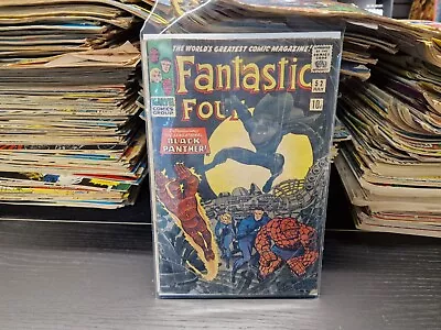 Buy Marvel Comics - Silver Age - Fantastic Four #52 - 1st Black Panther - Good • 200£