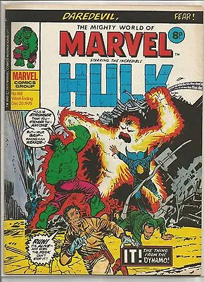 Buy Vintage Marvel World / Incredible Hulk Comic Book #168 From December 1975 • 6.99£