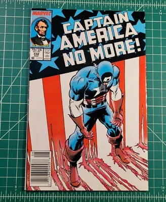 Buy Captain America #332 (1987) Low Grade Cap Resigns! Marvel Comics Mike Zeck🏷 • 11.87£
