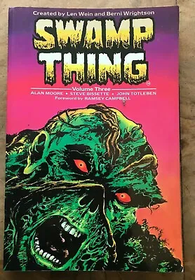 Buy Swamp Thing: Bk. 3 By Steve Bissette, Alan Moore, John Totleben (Paperback,... • 49.95£