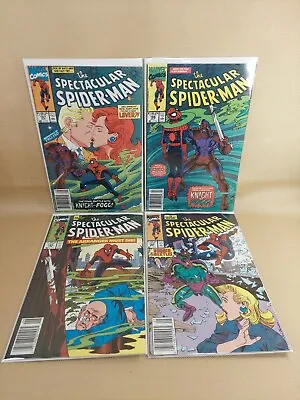Buy The Spectacular Spider-Man #164 165 166 167 Marvel 8.5 (VF+) Average Comic 1990  • 31.62£