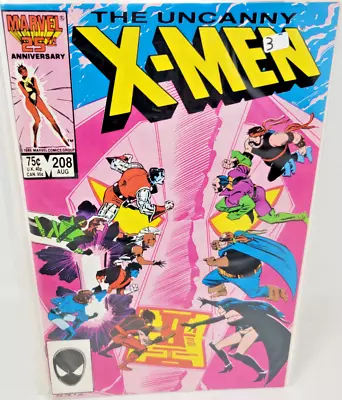 Buy Uncanny X-men #208 Dan Green Cover Art *1986* 9.2 • 9.87£