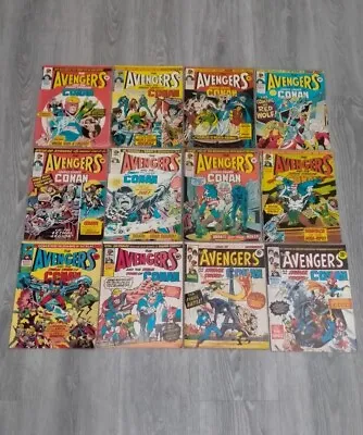 Buy X12 Avengers Marvel Comics 1976 Bundle 107 108 114 116 & 120 - 127 Complete Run • 27.50£