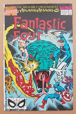 Buy Fantastic Four (Vol 1)  Annual #22 - Atlantis Attacks - 1989 - FINE- 5.5 • 2.75£