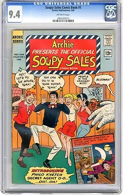 Buy Soupy Sales  #1   CGC   9.4   NM    Off - White Pages  1/65  If It Looks Like Th • 142.98£