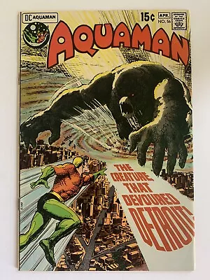 Buy Aquaman #56 7.0 Fn/vf 1971 The Creature That Devoured Detroit! Dc Comics • 67.92£