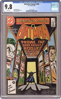 Buy Detective Comics #566 CGC 9.8 1986 4377037019 • 205.56£