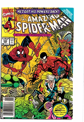 Buy The Amazing Spider-Man #343 (Jan 1991, Marvel) Very FIne • 5.12£