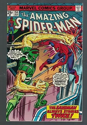 Buy Marvel Comics Amazing Spiderman 154 VFN 8.0 1976 Sandman • 44.99£