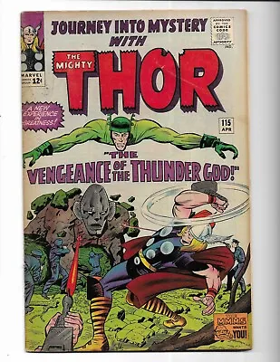Buy Journey Into Mystery 115 - Vg+ 4.5 - Detailed Origin Of Loki - Thor (1965) • 38.98£