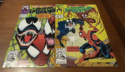 Buy The Amazing Spider-Man #362 & 363 2nd Carnage Lot Of 2 (1992) • 16.99£