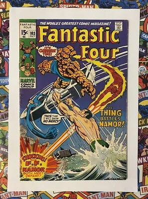 Buy Fantastic Four #103 - Oct 1970 - Sub-mariner Appearance! - Vfn (8.0) Cents Copy! • 29.99£