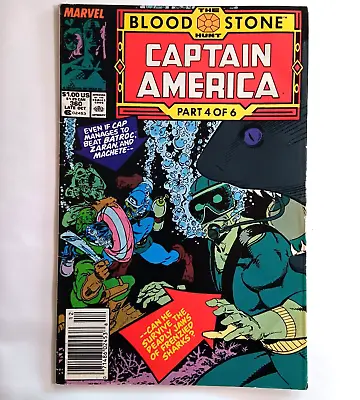 Buy Captain America, Vol 1 #360 (1989) 1st Appearance Crossbones, Bloostone 4, Z2 VG • 8.57£
