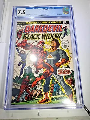 Buy 1973 Daredevil #97 Black Widow First Full Appearance Angar The Screamer Cgc 7.5 • 59.58£